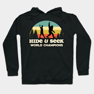 Bigfoot and DB Cooper hide & seek world champions Hoodie